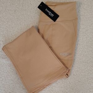 Bebe Sport Women’s Fleece Flare Pull-On Pants – Size M